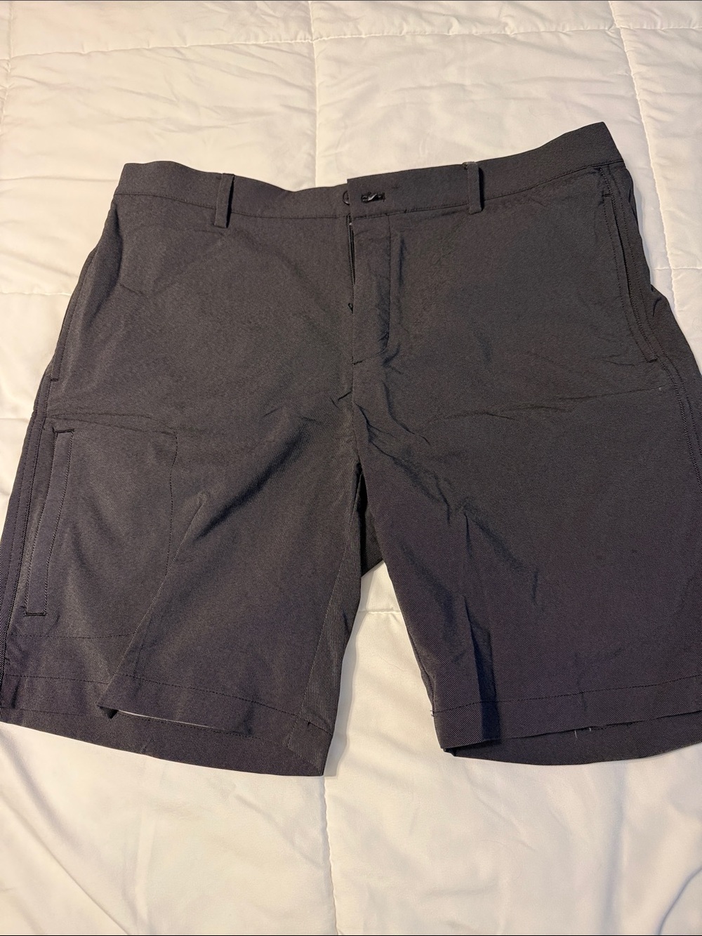Men's Black Performance Shorts